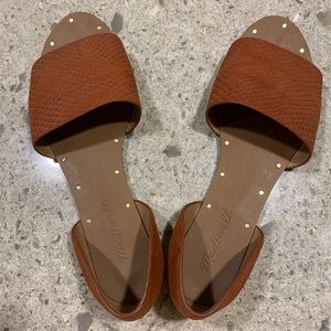 Madewell Thea sandal in Lava Rock Sz 6.5